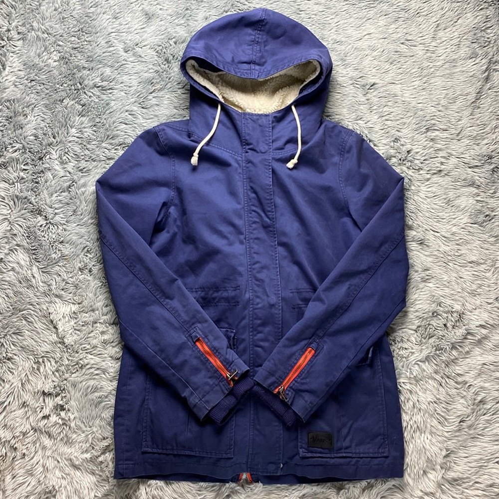 VANS DETACHABLE SHERPA LINED HOODED JACKET